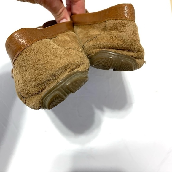 G.H. Bass & Co. Flats Tan Brown Suede Leather Loafers Shoes Womens Size 8.5 - Picture 3 of 8